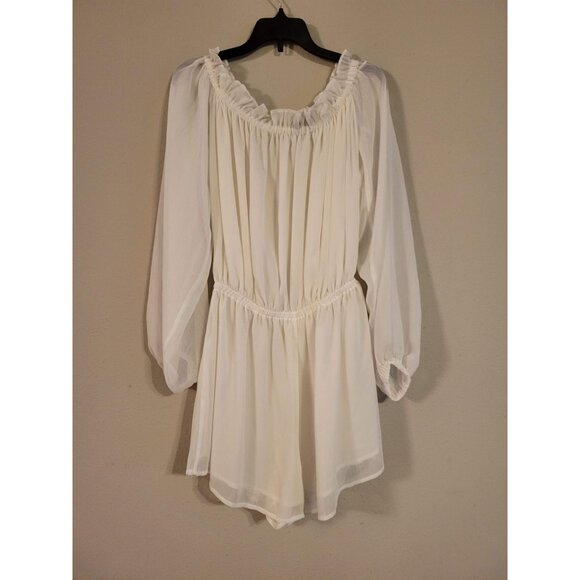 Finders Keepers Mateo Playsuit in Cloud White Size Small - Picture 6 of 8